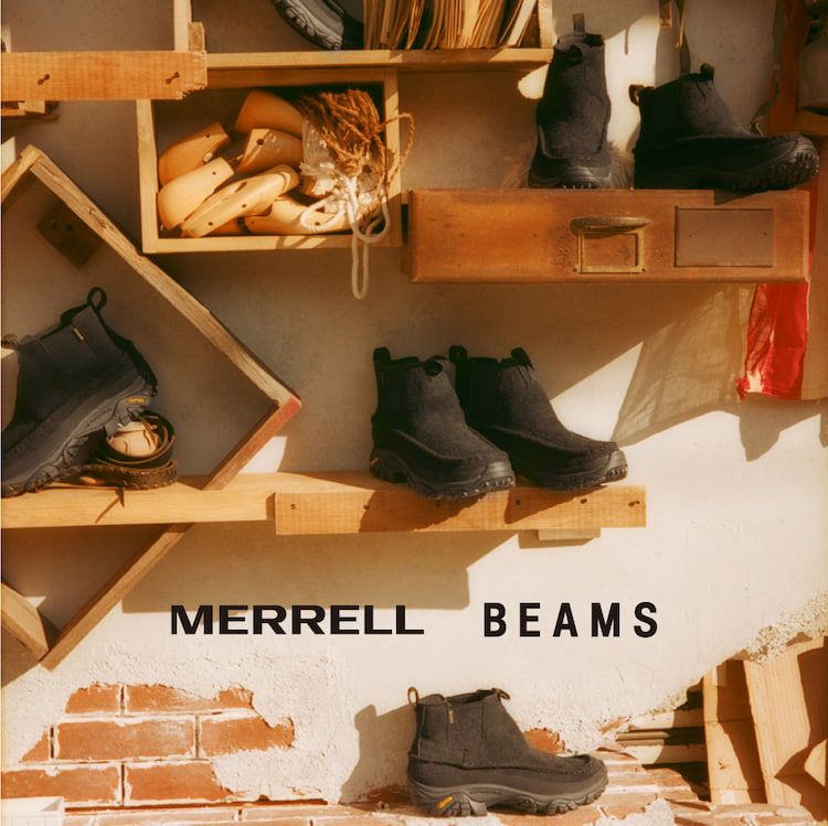 BEAMS × MERRELL 別注 ブラックスエードのチェルシーブーツが11/12 発売 (ビームス メレル)