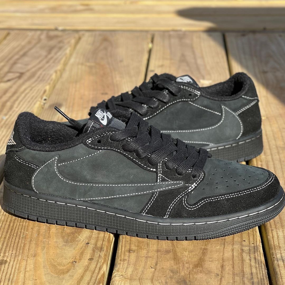 【国内 12/15 発売】トラビス・スコット × ナイキ エア ジョーダン 1 ロー OG “ブラック/ファントム” (TRAVIS SCOTT NIKE AIR JORDAN 1 LOW OG “Black/Phantom”) [DM7866-001]