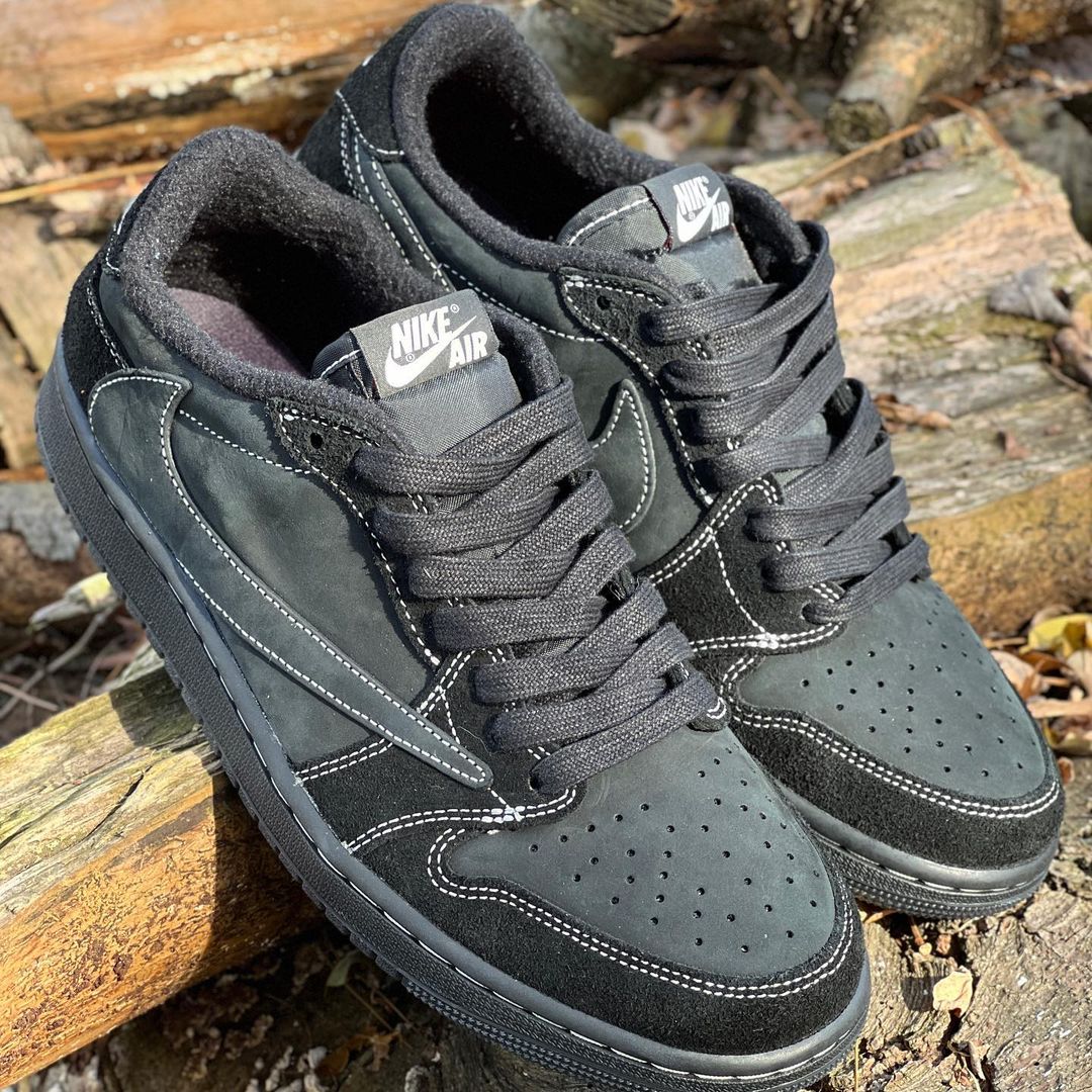 【国内 12/15 発売】トラビス・スコット × ナイキ エア ジョーダン 1 ロー OG “ブラック/ファントム” (TRAVIS SCOTT NIKE AIR JORDAN 1 LOW OG “Black/Phantom”) [DM7866-001]