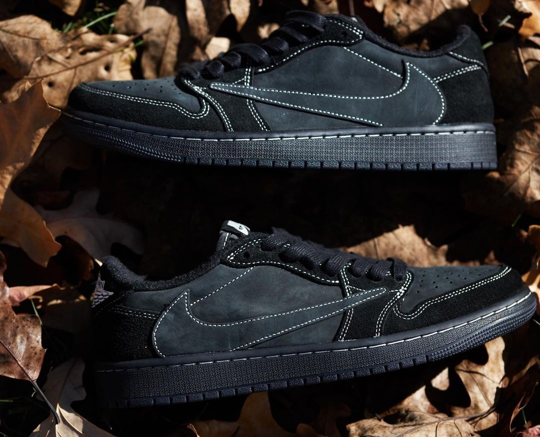 【国内 12/15 発売】トラビス・スコット × ナイキ エア ジョーダン 1 ロー OG “ブラック/ファントム” (TRAVIS SCOTT NIKE AIR JORDAN 1 LOW OG “Black/Phantom”) [DM7866-001]