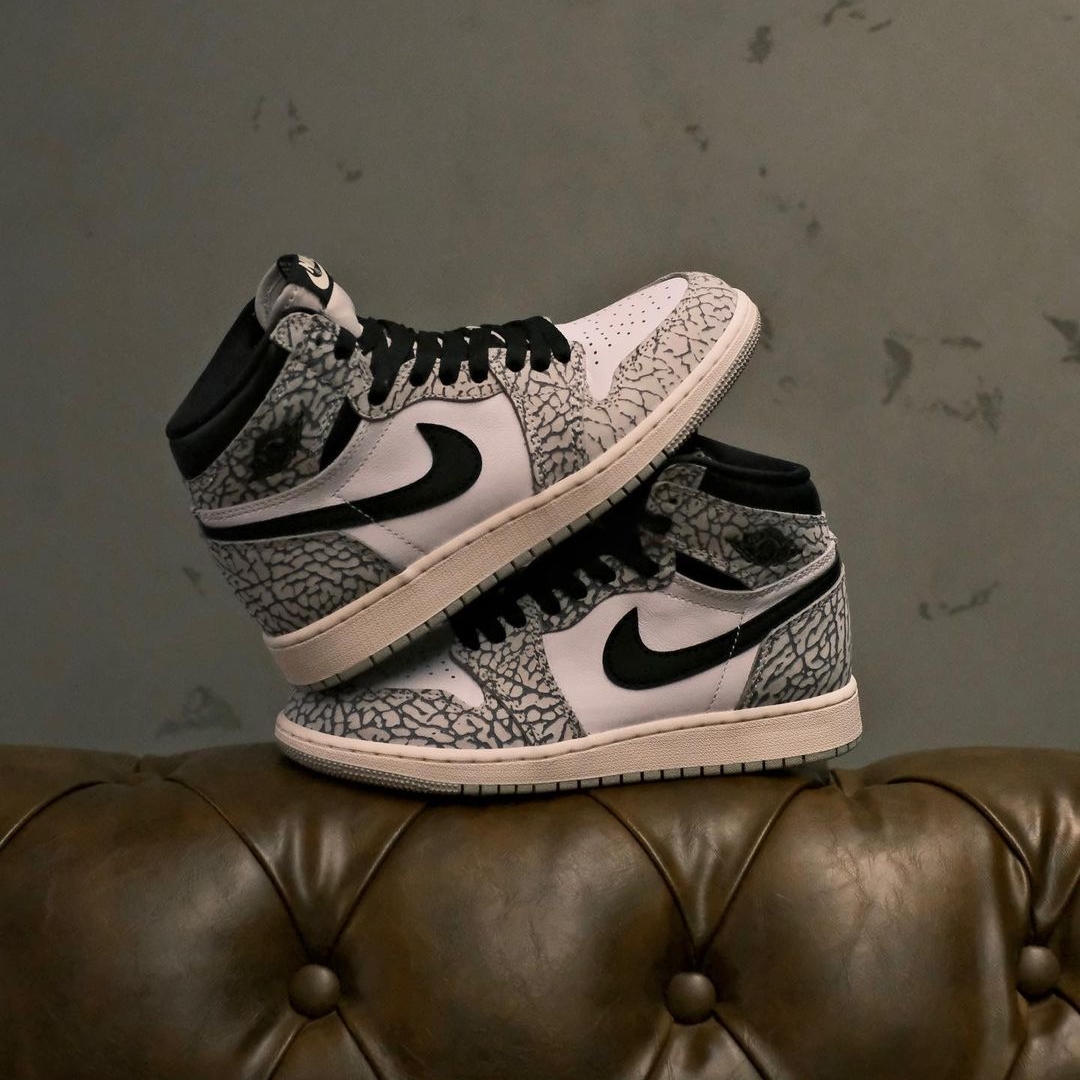 【国内 3/1 発売】ナイキ エア ジョーダン 1 ハイ OG “エレファント/ホワイト/ブラック” (NIKE AIR JORDAN 1 HIGH OG “Elephant/White/Black”) [DZ5485-052]