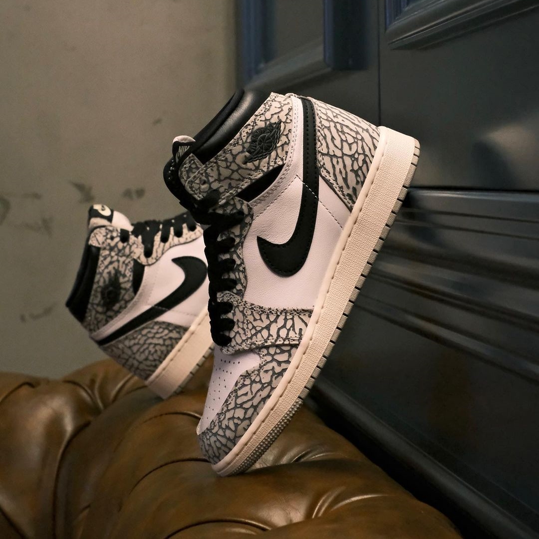 【国内 3/1 発売】ナイキ エア ジョーダン 1 ハイ OG “エレファント/ホワイト/ブラック” (NIKE AIR JORDAN 1 HIGH OG “Elephant/White/Black”) [DZ5485-052]