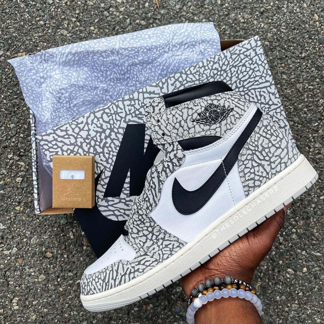 【国内 3/1 発売】ナイキ エア ジョーダン 1 ハイ OG “エレファント/ホワイト/ブラック” (NIKE AIR JORDAN 1 HIGH OG “Elephant/White/Black”) [DZ5485-052]