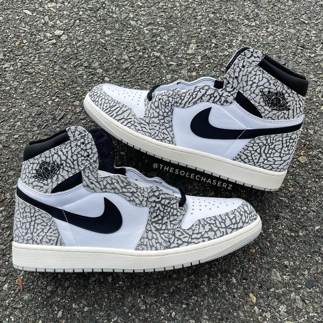 【国内 3/1 発売】ナイキ エア ジョーダン 1 ハイ OG “エレファント/ホワイト/ブラック” (NIKE AIR JORDAN 1 HIGH OG “Elephant/White/Black”) [DZ5485-052]