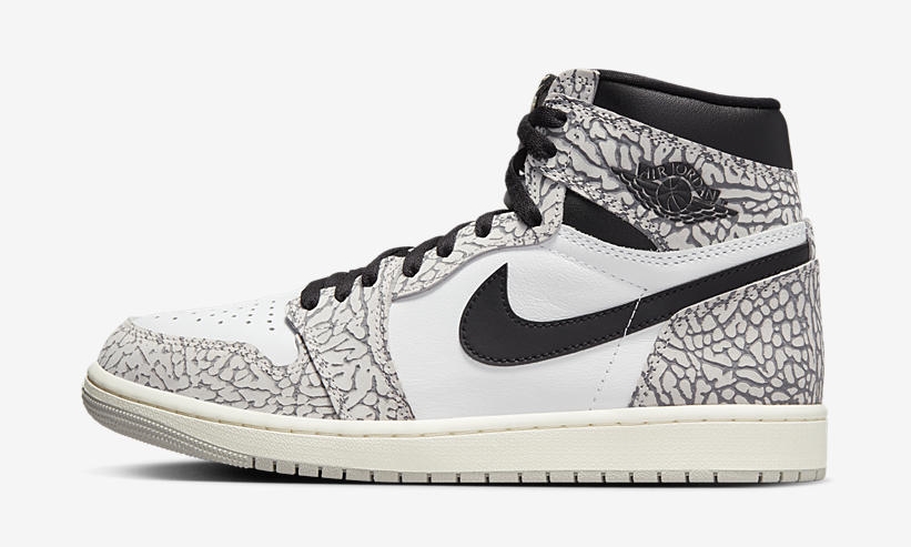 【国内 3/1 発売】ナイキ エア ジョーダン 1 ハイ OG “エレファント/ホワイト/ブラック” (NIKE AIR JORDAN 1 HIGH OG “Elephant/White/Black”) [DZ5485-052]