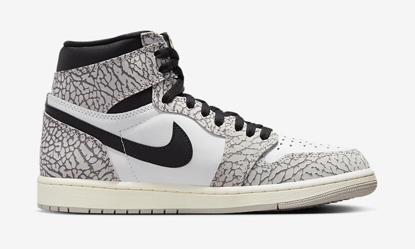 【国内 3/1 発売】ナイキ エア ジョーダン 1 ハイ OG “エレファント/ホワイト/ブラック” (NIKE AIR JORDAN 1 HIGH OG “Elephant/White/Black”) [DZ5485-052]