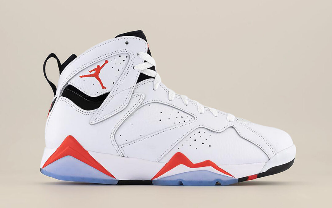 【国内 6/30 発売予定】ナイキ エア ジョーダン 7 レトロ “ホワイト/インフラレッド” (NIKE AIR JORDAN 7 RETRO “White Infrared”) [CU9307-160/DQ6040-160]