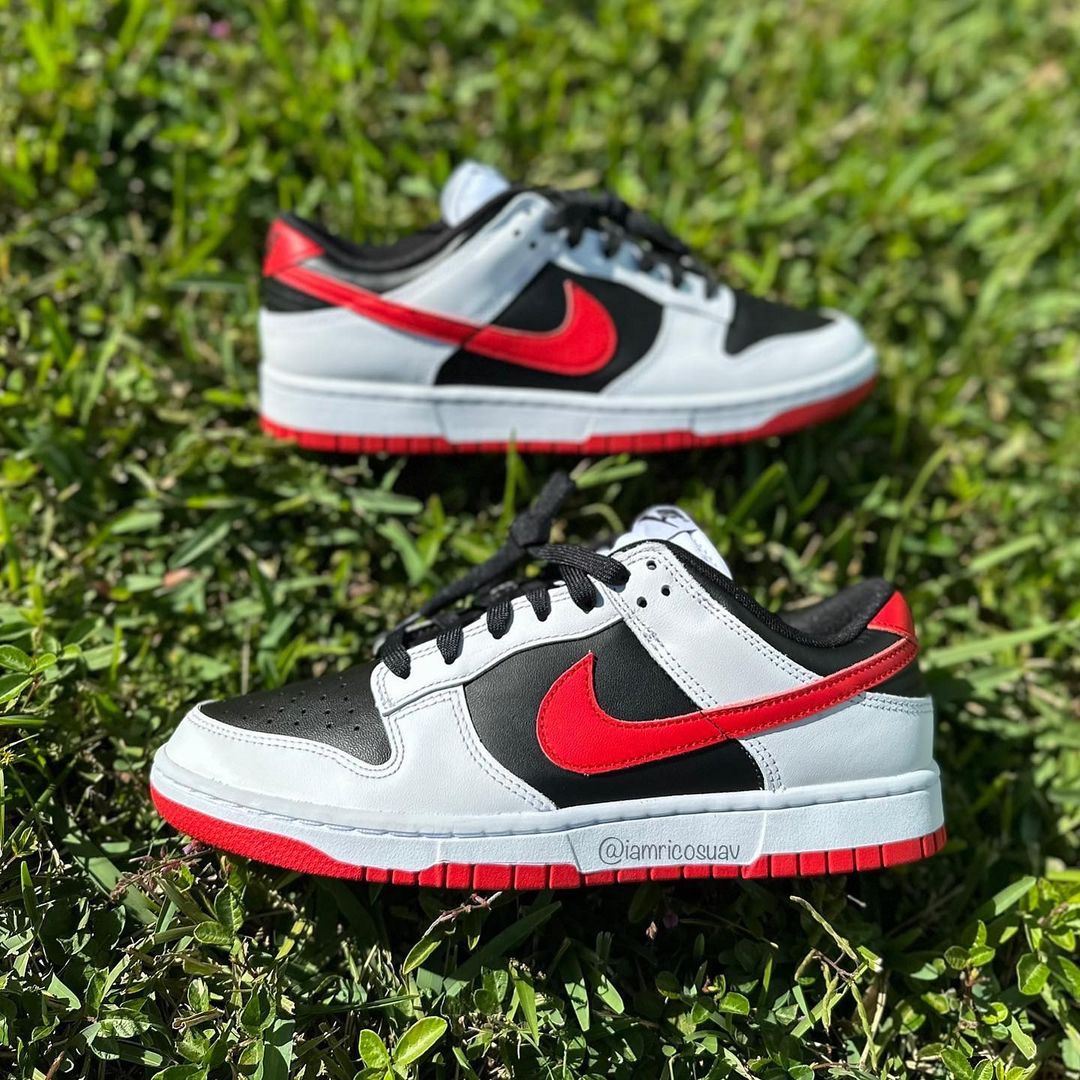 2023年 10月 発売予定！ナイキ ダンク ロー “ホワイト/ブラック/レッド” (NIKE DUNK LOW “White/Black/Red”) [FD9762-061]