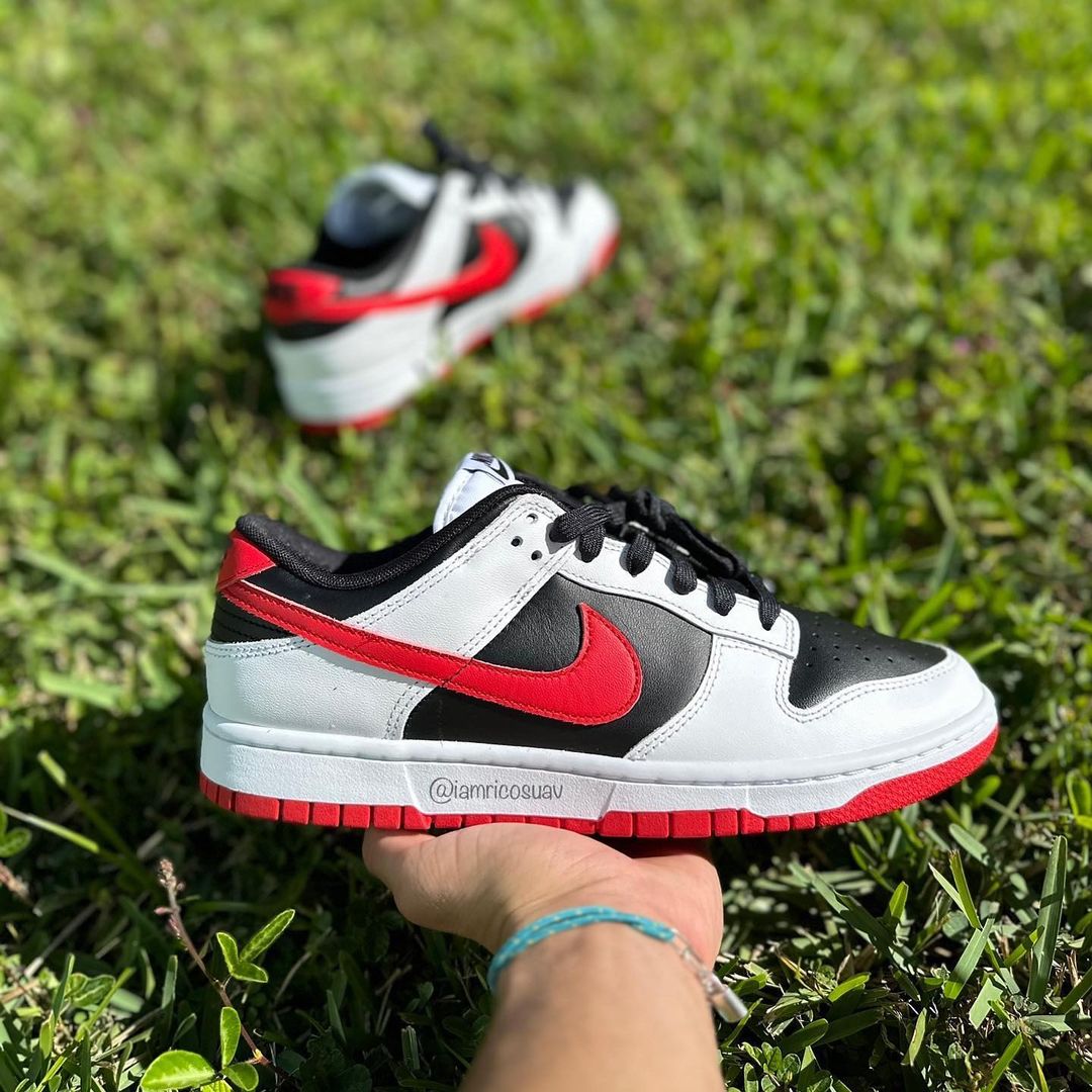 2023年 10月 発売予定！ナイキ ダンク ロー “ホワイト/ブラック/レッド” (NIKE DUNK LOW “White/Black/Red”) [FD9762-061]