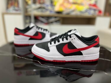 2022年 発売予定！ナイキ ダンク ロー “ホワイト/ブラック/レッド” (NIKE DUNK LOW “White/Black/Red”) [FB3354-001]