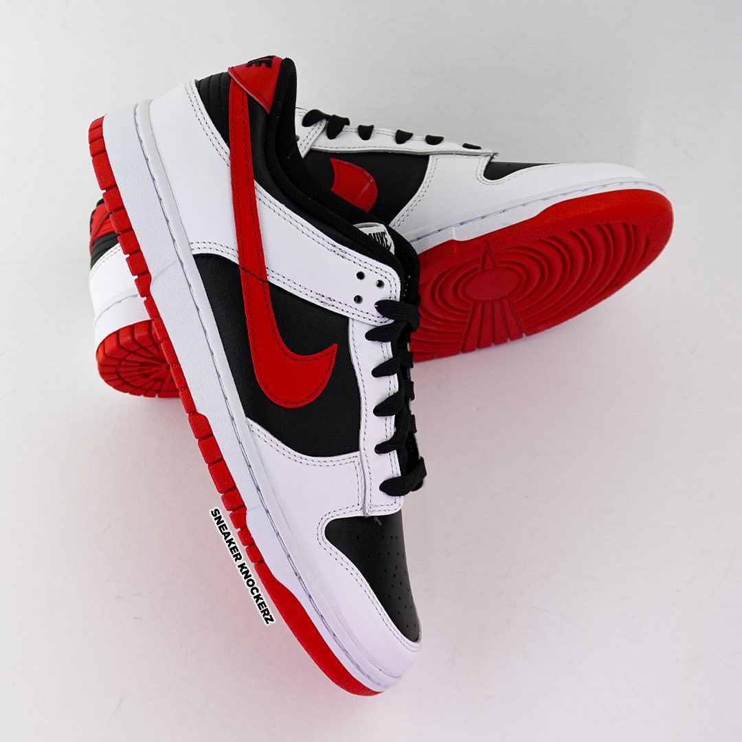 2023年 10月 発売予定！ナイキ ダンク ロー “ホワイト/ブラック/レッド” (NIKE DUNK LOW “White/Black/Red”) [FD9762-061]