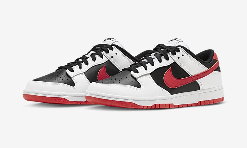 2023年 10月 発売予定！ナイキ ダンク ロー “ホワイト/ブラック/レッド” (NIKE DUNK LOW “White/Black/Red”) [FD9762-061]