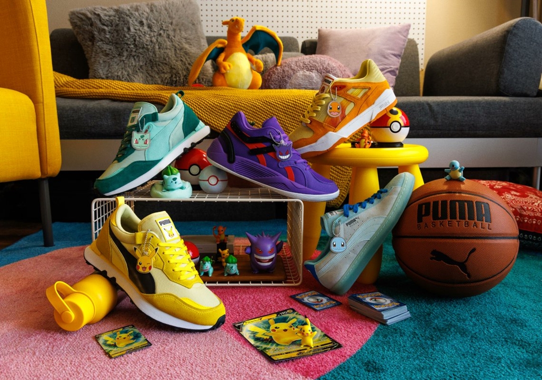 【国内 11/12 発売】ポケモン × プーマ コラボコレクション (POKEMON x PUMA COLLECTION) [387324-01/387326-01/387686-01/387688-01/389541-01]