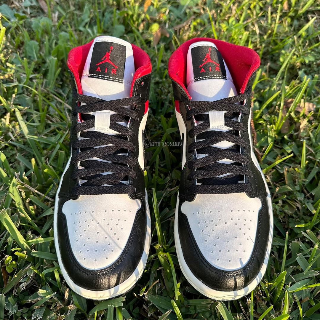 【リーク】ナイキ エア ジョーダン 1 ミッド “ホワイトトゥ/ブラックスウッシュ” (NIKE AIR JORDAN 1 MID “White Toe/Black Swoosh”)
