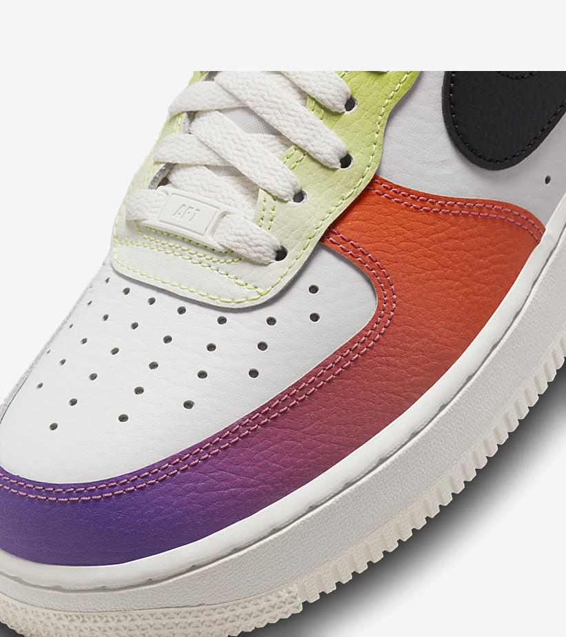 【国内 2/13 発売】ナイキ エア フォース 1 ロー “マルチカラーグラデーション” (NIKE AIR FORCE 1 LOW “Multi-Color Gradients”) [FD0801-100]