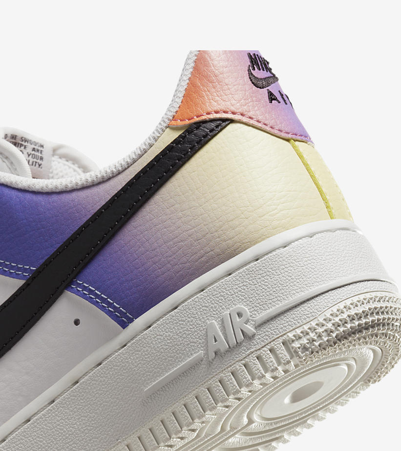 【国内 2/13 発売】ナイキ エア フォース 1 ロー “マルチカラーグラデーション” (NIKE AIR FORCE 1 LOW “Multi-Color Gradients”) [FD0801-100]