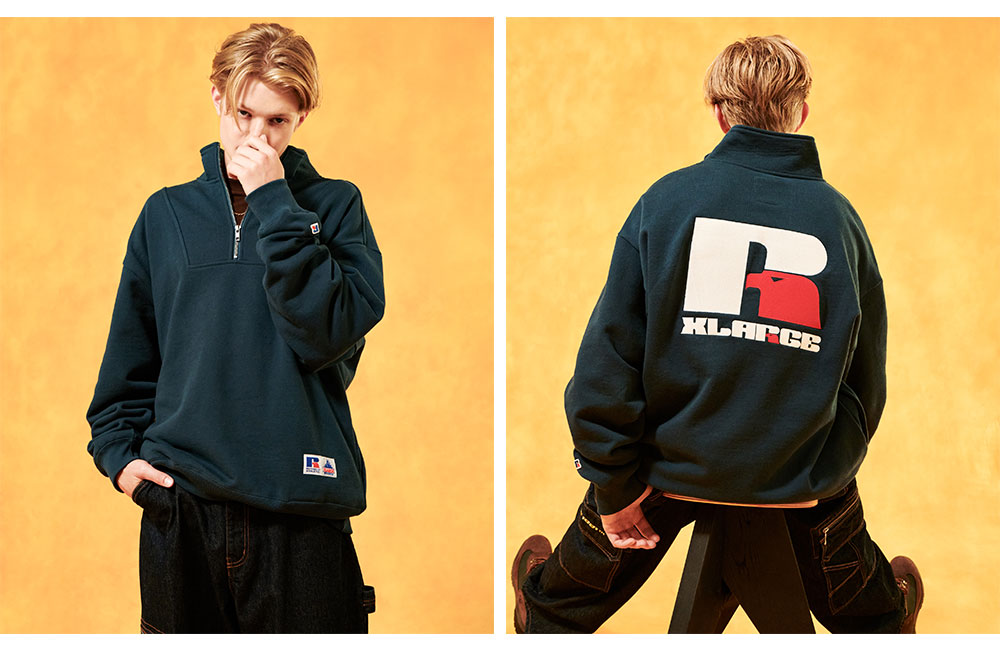 XLARGE × RUSSELL ATHLETIC コラボレーションが11/19 発売 ​(エクストララージ ラッセル・アスレチック)