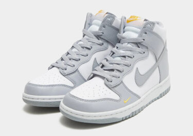 【リーク】ナイキ ダンク ハイ "ミニスウッシュ/グレー/ホワイト" (NIKE DUNK HIGH "Mini Swoosh/Grey/White")