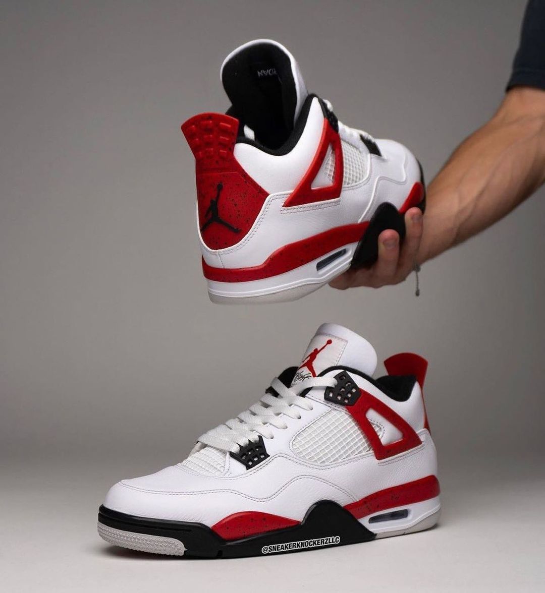 ナイキ  AIR JORDAN 4 RED CEMENT　DH6927-161 エアジョーダン4レッドセメントスニーカー メンズ 28cm