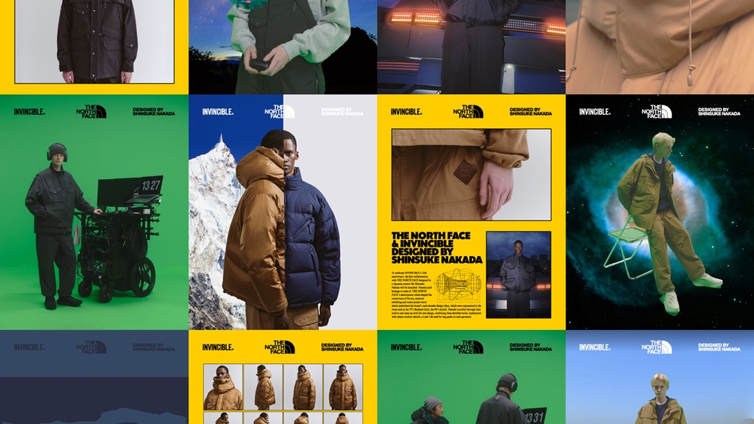 海外 12/2 発売！THE NORTH FACE × INVINCIBLE designed by Shinsuke Nakada (ザ・ノース・フェイス インビンシブル 中田 新介)