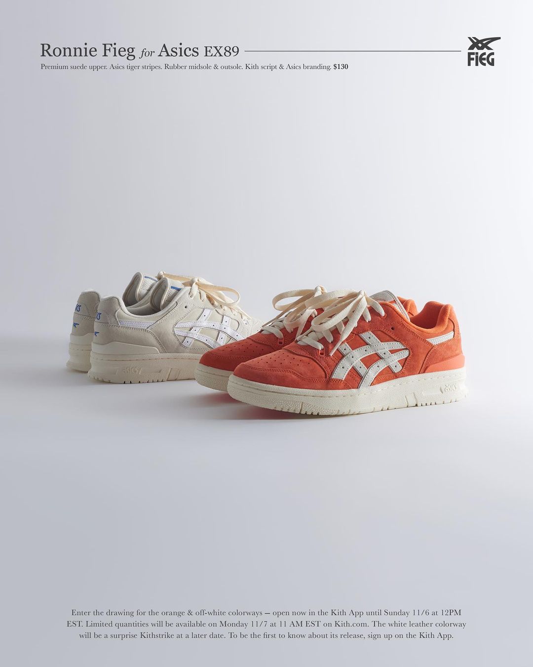 【国内 11/7 発売】Ronnie Fieg KITH x ASICS EX89 2022年 最新コラボレーション (キス アシックス)