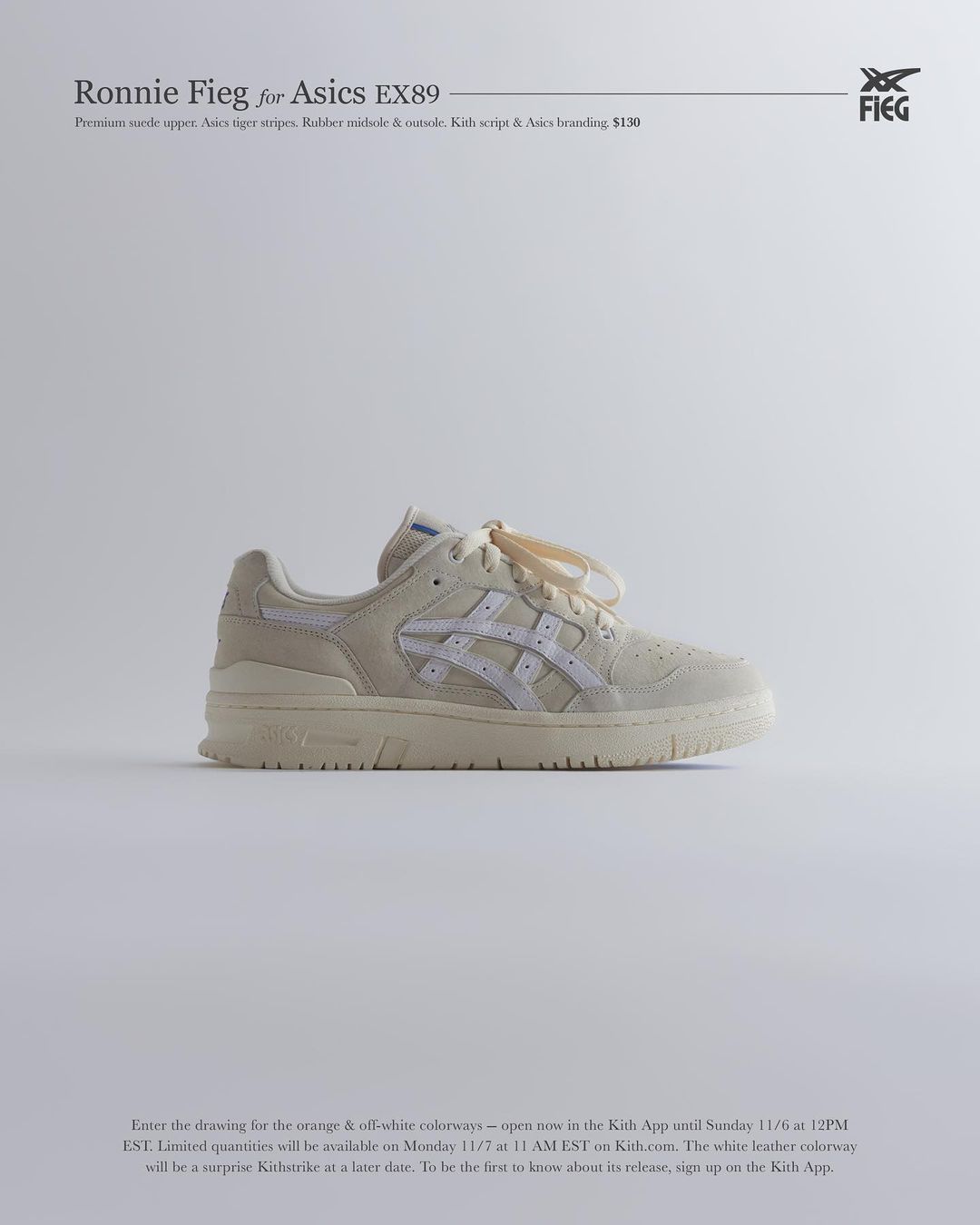 【国内 11/7 発売】Ronnie Fieg KITH x ASICS EX89 2022年 最新コラボレーション (キス アシックス)