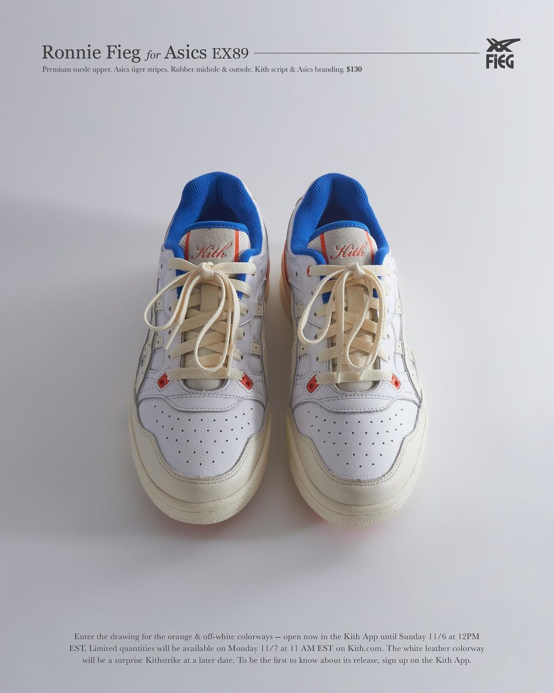 【国内 11/7 発売】Ronnie Fieg KITH x ASICS EX89 2022年 最新コラボレーション (キス アシックス)