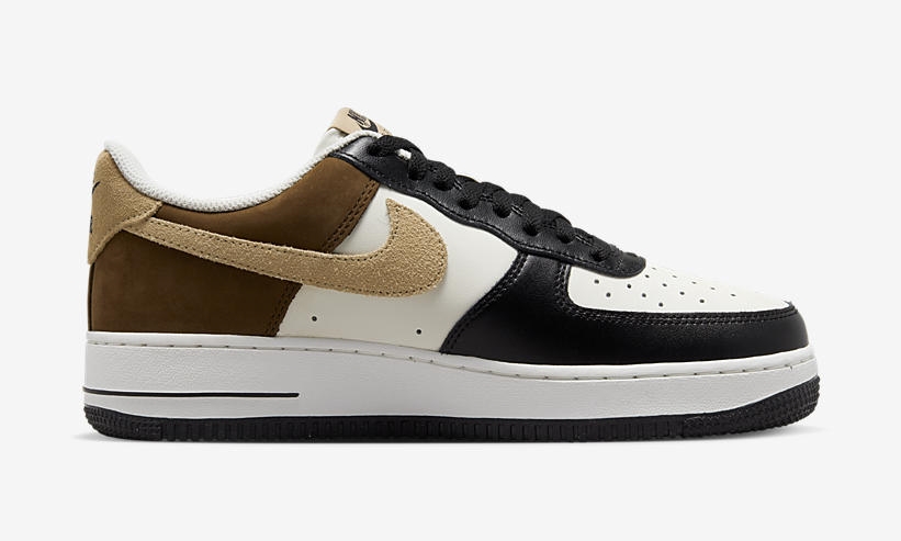 海外発売！ナイキ エア フォース 1 ロー “ホワイト/ブラック/タン/ブラウン” (NIKE AIR FORCE 1 LOW “White/Black/Tan/Brown”) [FB3355-200]