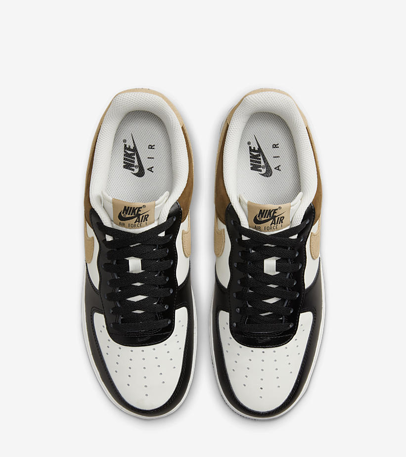 海外発売！ナイキ エア フォース 1 ロー “ホワイト/ブラック/タン/ブラウン” (NIKE AIR FORCE 1 LOW “White/Black/Tan/Brown”) [FB3355-200]