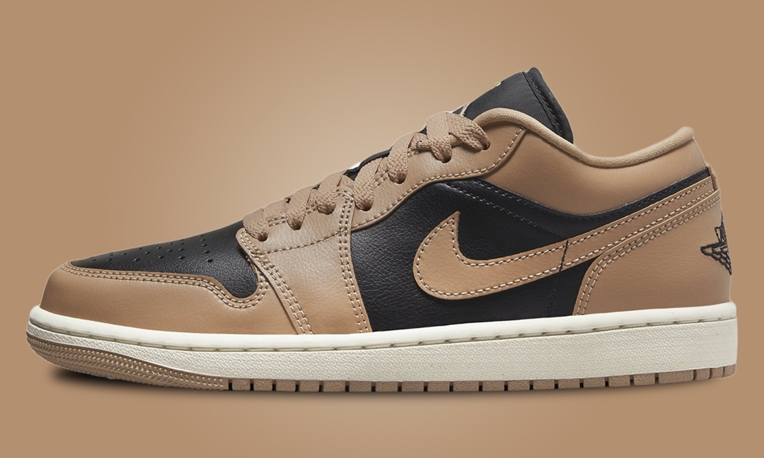 2022年 発売予定！ナイキ エア ジョーダン 1 ロー “デザート/ブラック/セイル” (NIKE AIR JORDAN 1 LOW “Desert/Black/Sail”) [DV0774-201]