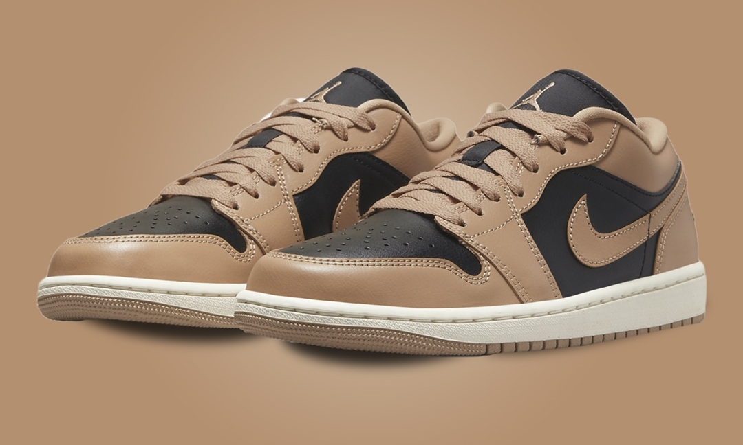 2022年 発売予定！ナイキ エア ジョーダン 1 ロー “デザート/ブラック/セイル” (NIKE AIR JORDAN 1 LOW “Desert/Black/Sail”) [DV0774-201]