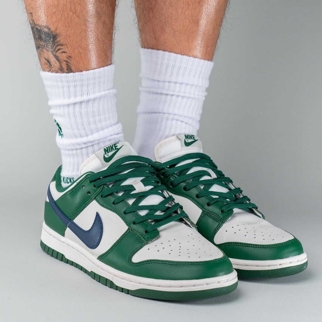 【国内 4/20 発売】ナイキ ウィメンズ ダンク ロー レトロ “ゴージグリーン/ミッドナイトネイビー” (NIKE WMNS DUNK LOW RETRO “Gorge Green/Midnight Navy”) [DD1503-300]