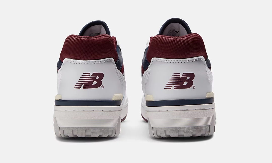 海外発売！New Balance BB550 NCD “White/Burgundy” (ニューバランス)