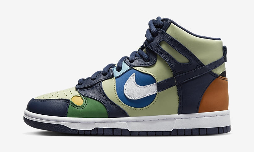 【国内 12/16 発売】ナイキ ダンク ハイ “シースルー/オリーブ/ネイビー” (NIKE DUNK HIGH “See-Thru/Olive/Navy”) [DQ7575-300]