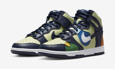 【国内 12/16 発売】ナイキ ダンク ハイ “シースルー/オリーブ/ネイビー” (NIKE DUNK HIGH “See-Thru/Olive/Navy”) [DQ7575-300]