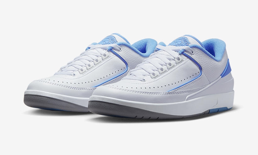 【国内 7/8 発売予定】ナイキ エア ジョーダン 2 レトロ ロー “ホワイト/ユニバーシティブルー” (NIKE AIR JORDAN 2 RETRO LOW “White/University Blue”) [DV9956-104/FJ6869-104]