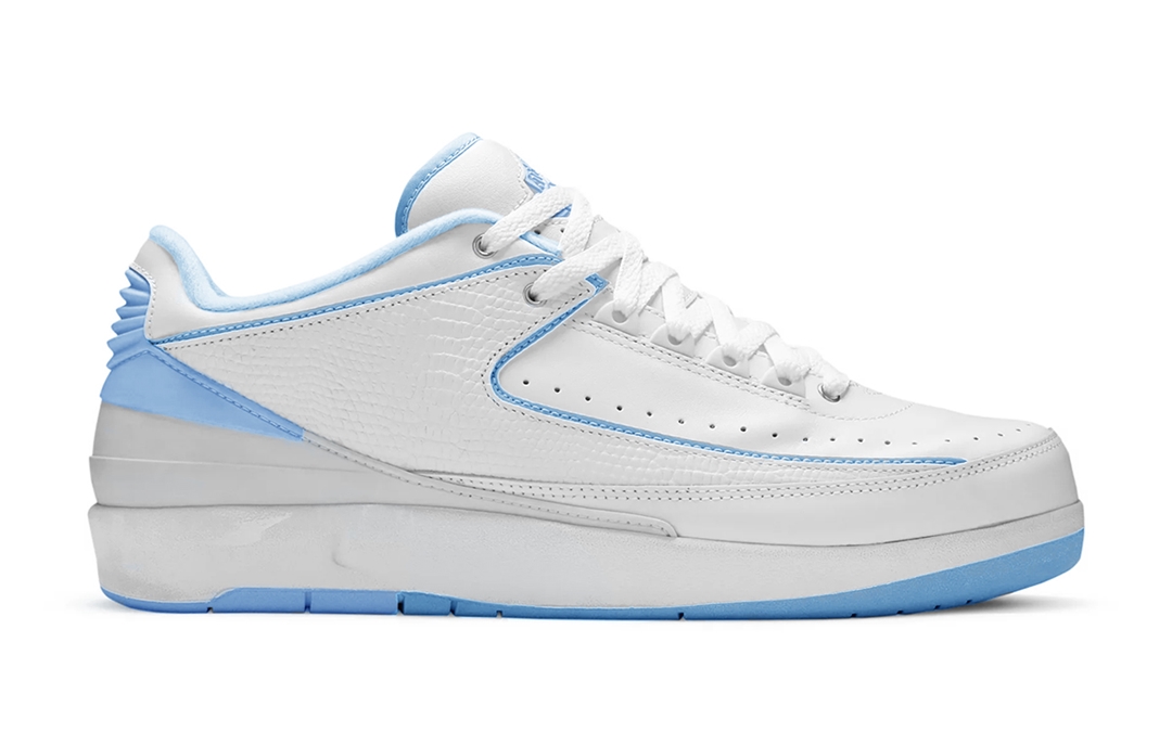 【国内 7/8 発売予定】ナイキ エア ジョーダン 2 レトロ ロー “ホワイト/ユニバーシティブルー” (NIKE AIR JORDAN 2 RETRO LOW “White/University Blue”) [DV9956-104/FJ6869-104]