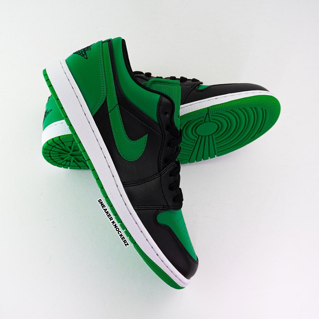 【国内 4/15 発売】ナイキ エア ジョーダン 1 ロー “パイングリーン/ブラック” (NIKE AIR JORDAN 1 LOW “Pine Green/Black”) [553558-065]