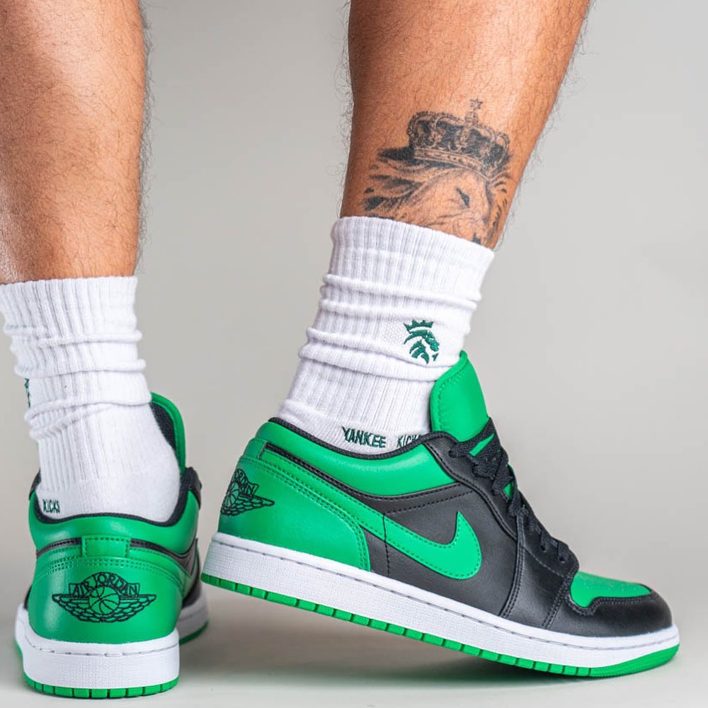 【国内 4/15 発売】ナイキ エア ジョーダン 1 ロー “パイングリーン/ブラック” (NIKE AIR JORDAN 1 LOW “Pine Green/Black”) [553558-065]