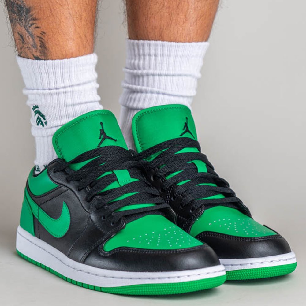 【国内 4/15 発売】ナイキ エア ジョーダン 1 ロー “パイングリーン/ブラック” (NIKE AIR JORDAN 1 LOW “Pine Green/Black”) [553558-065]