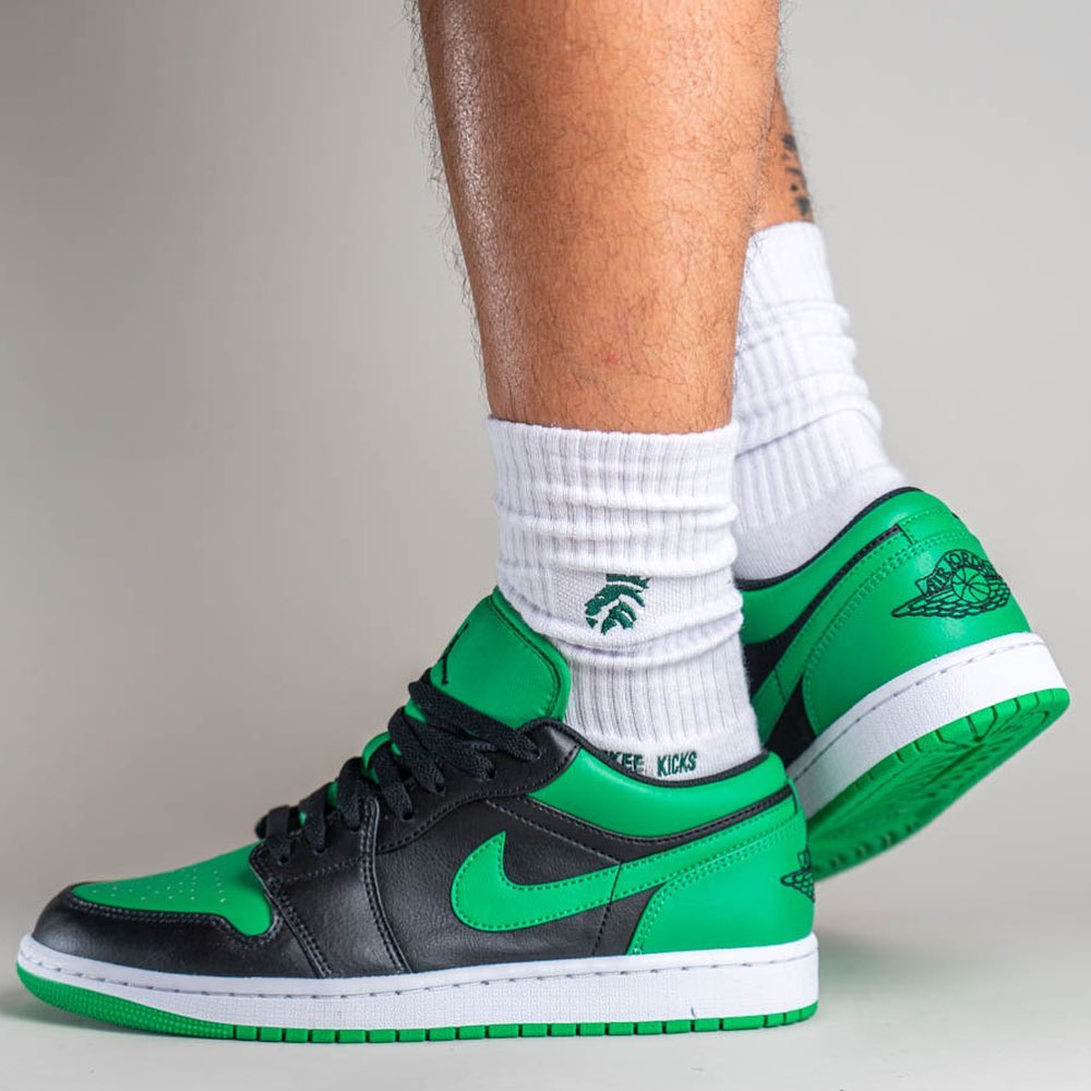 【国内 4/15 発売】ナイキ エア ジョーダン 1 ロー “パイングリーン/ブラック” (NIKE AIR JORDAN 1 LOW “Pine Green/Black”) [553558-065]