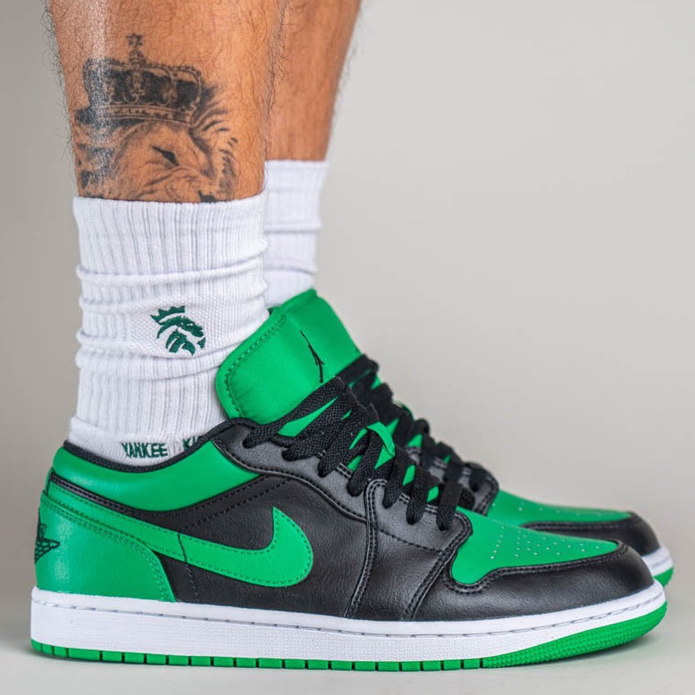 【国内 4/15 発売】ナイキ エア ジョーダン 1 ロー “パイングリーン/ブラック” (NIKE AIR JORDAN 1 LOW “Pine Green/Black”) [553558-065]