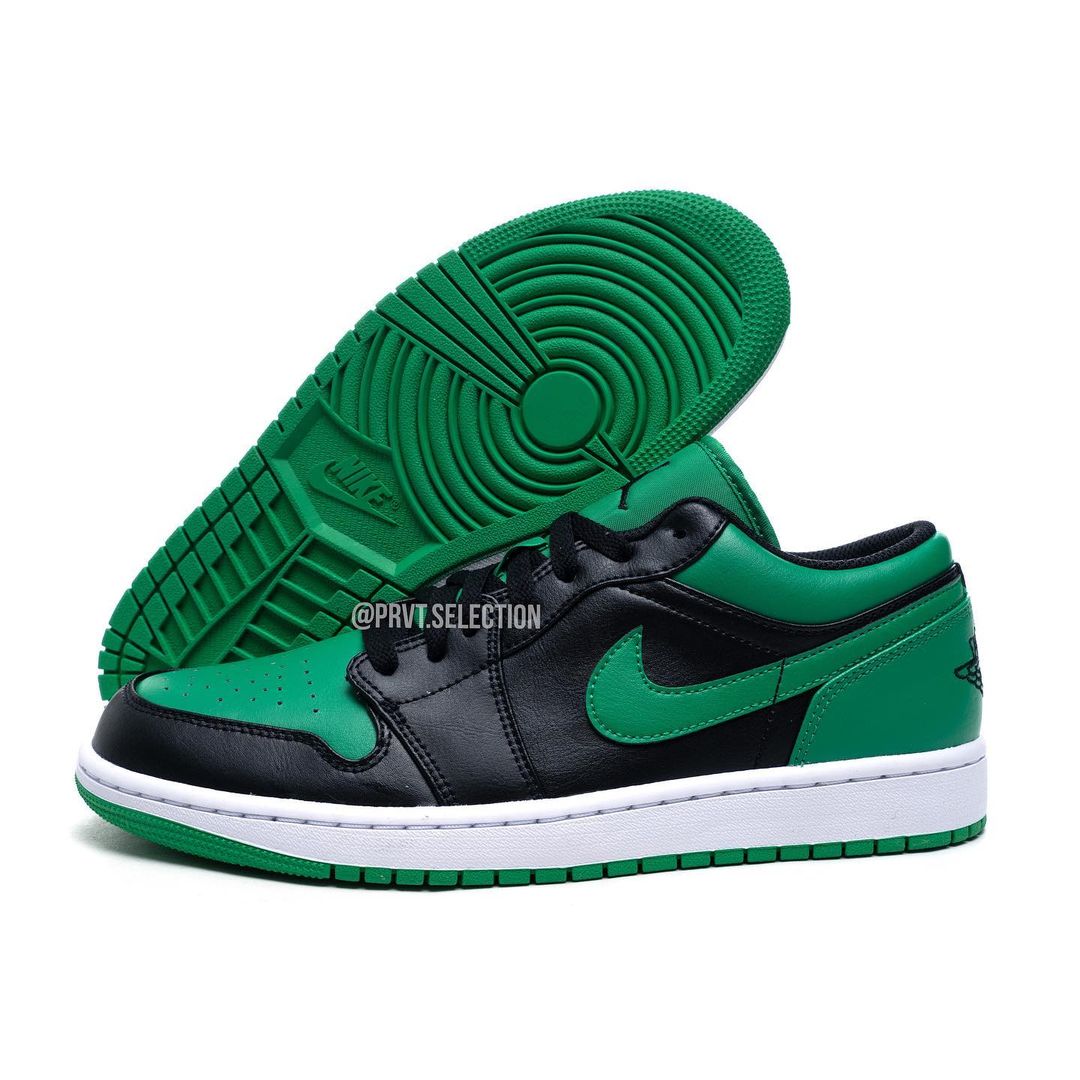 【国内 4/15 発売】ナイキ エア ジョーダン 1 ロー “パイングリーン/ブラック” (NIKE AIR JORDAN 1 LOW “Pine Green/Black”) [553558-065]