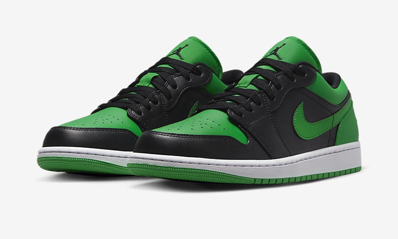 【国内 4/15 発売】ナイキ エア ジョーダン 1 ロー “パイングリーン/ブラック” (NIKE AIR JORDAN 1 LOW “Pine Green/Black”) [553558-065]