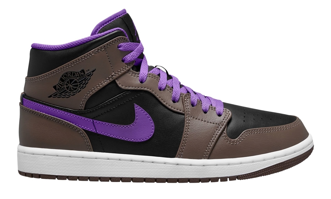 2022-2023年 発売予定！ナイキ エア ジョーダン 1 ミッド ”ブラック/ブラウン/パープル” (NIKE AIR JORDAN 1 MID “Black/Brown/purple”) [DQ8426-215]