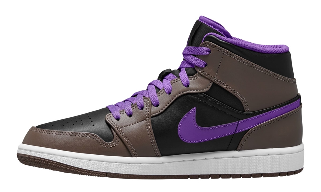 2022-2023年 発売予定！ナイキ エア ジョーダン 1 ミッド ”ブラック/ブラウン/パープル” (NIKE AIR JORDAN 1 MID “Black/Brown/purple”) [DQ8426-215]