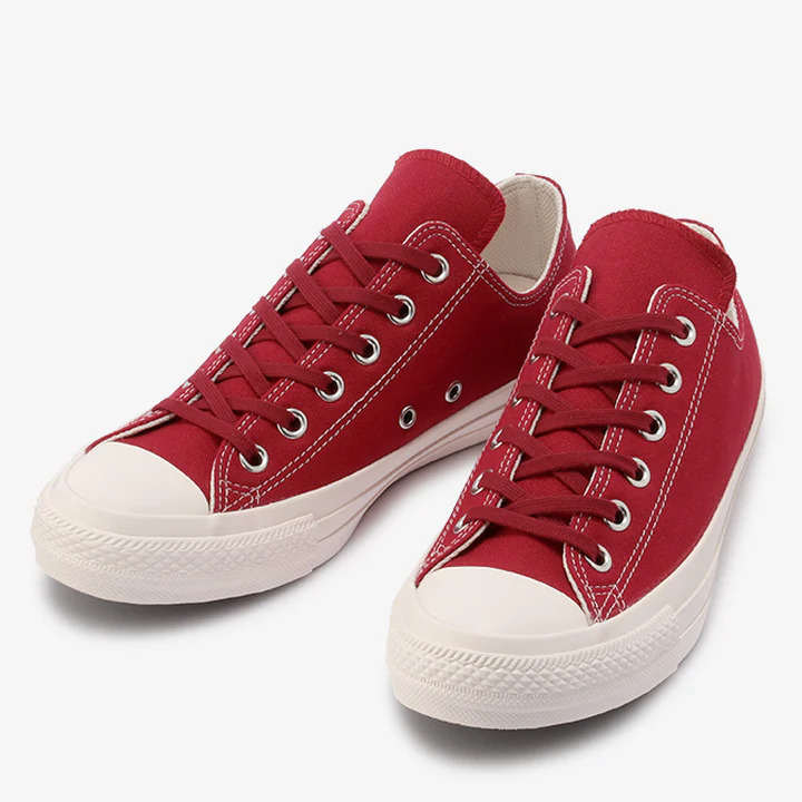 【国内 11/8 発売】オールスター 100のカラーアレンジモデル CONVERSE ALL STAR 100 CRIMSONRED OX/HI (コンバース オールスター 100 クリムゾンレッド)