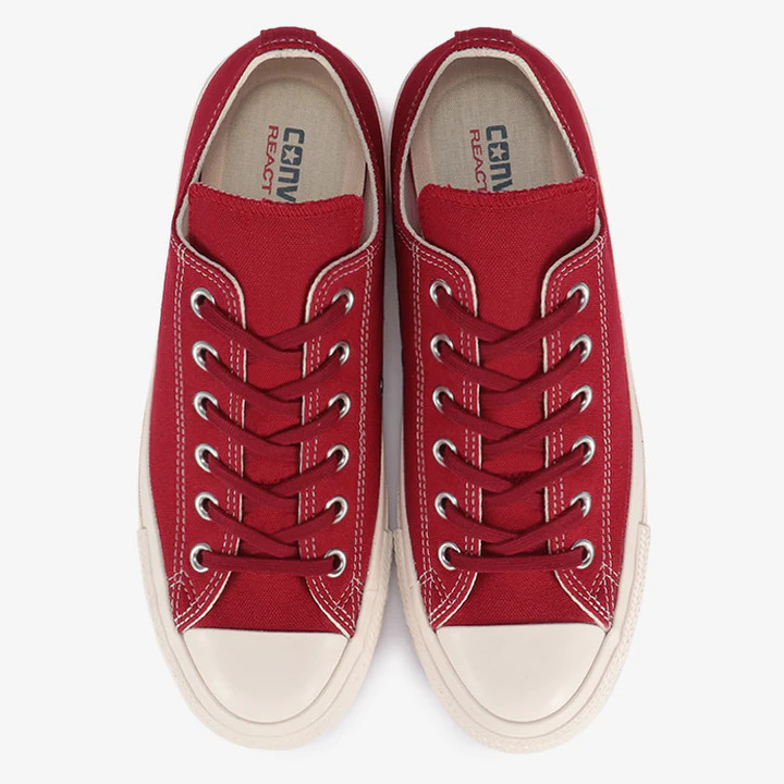 【国内 11/8 発売】オールスター 100のカラーアレンジモデル CONVERSE ALL STAR 100 CRIMSONRED OX/HI (コンバース オールスター 100 クリムゾンレッド)