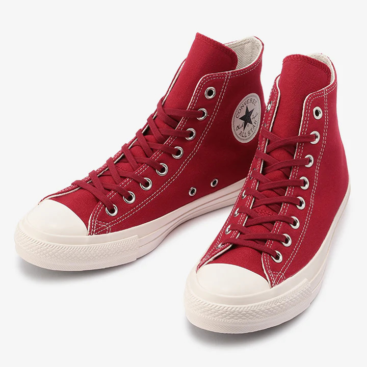 【国内 11/8 発売】オールスター 100のカラーアレンジモデル CONVERSE ALL STAR 100 CRIMSONRED OX/HI (コンバース オールスター 100 クリムゾンレッド)