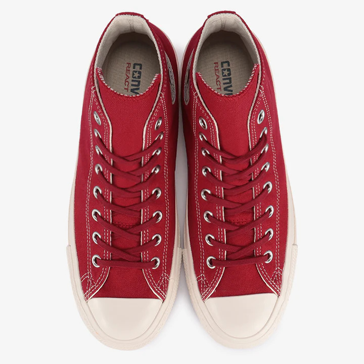 【国内 11/8 発売】オールスター 100のカラーアレンジモデル CONVERSE ALL STAR 100 CRIMSONRED OX/HI (コンバース オールスター 100 クリムゾンレッド)